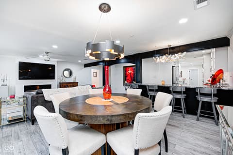 Dining room at 8545 Olde Mill Trace, Indianapolis, IN