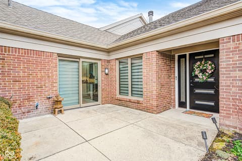 Outdoor living area at 8545 Olde Mill Trace, Indianapolis, IN