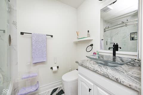 Bathroom at 8545 Olde Mill Trace, Indianapolis, IN