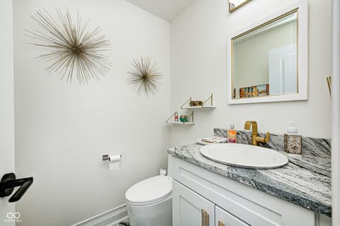 Bathroom at 8545 Olde Mill Trace, Indianapolis, IN