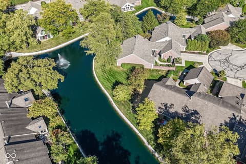 Aerial view at 8545 Olde Mill Trace, Indianapolis, IN