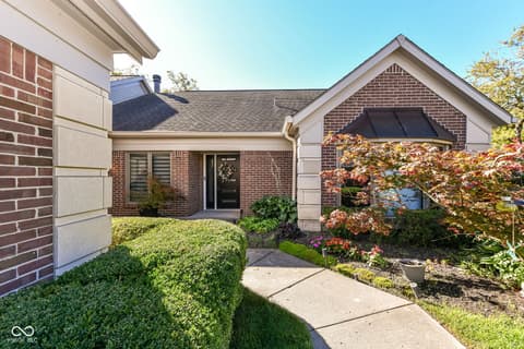 Front exterior at 8545 Olde Mill Trace, Indianapolis, IN