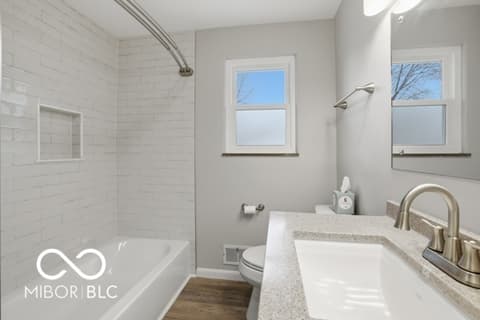 Bathroom at 4507 Kessler Lane Drive E, Indianapolis, IN