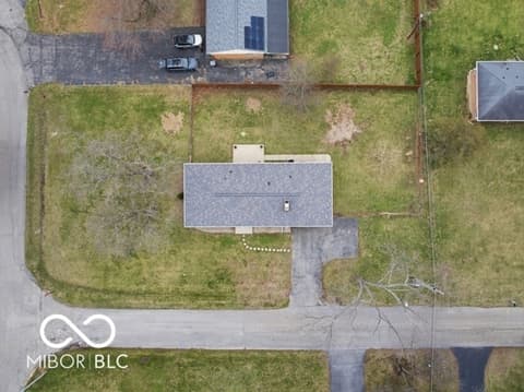 Aerial view at 4507 Kessler Lane Drive E, Indianapolis, IN
