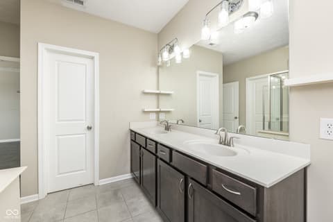Bathroom at 9124 Hawkins Road, Indianapolis, IN