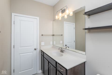 Bathroom at 9124 Hawkins Road, Indianapolis, IN