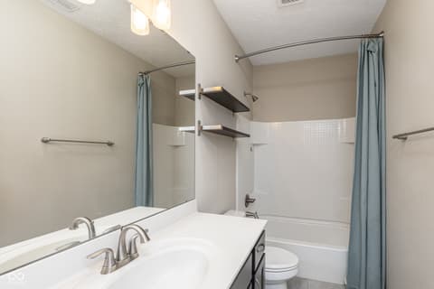 Bathroom at 9124 Hawkins Road, Indianapolis, IN