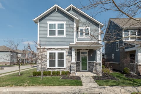 Front exterior at 9124 Hawkins Road, Indianapolis, IN