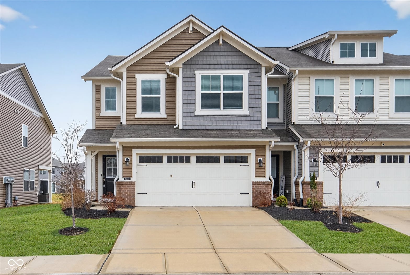 Front exterior at 9605 Beckett Street, Avon, IN
