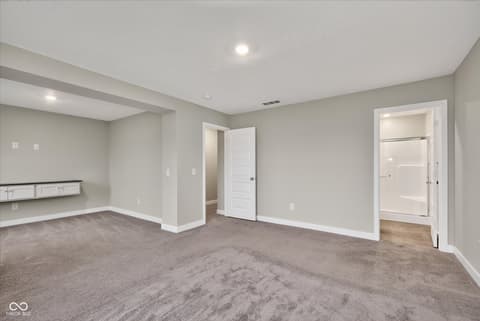Primary bedroom at 9847 Kenwood Street, Avon, IN