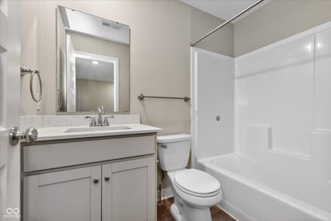 Bathroom at 9847 Kenwood Street, Avon, IN