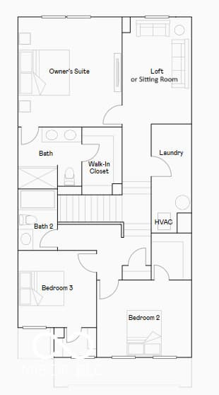 Floor Plan — 9847 Kenwood Street, Avon, IN