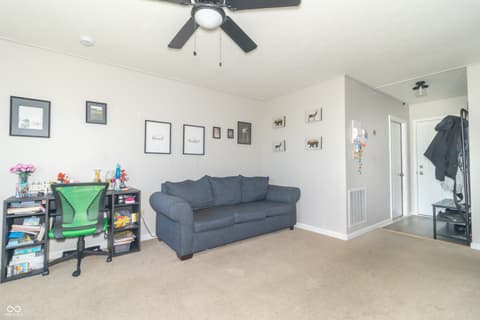 Living room at 394 Gondola Run, Greenfield, IN