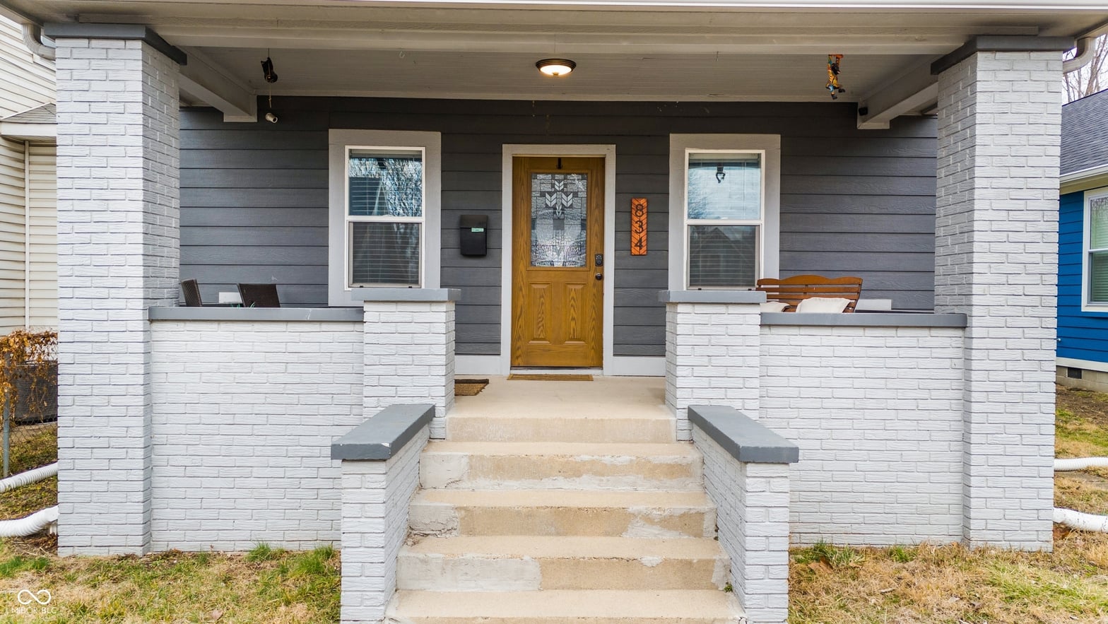Front exterior at 834 Weghorst Street, Indianapolis, IN