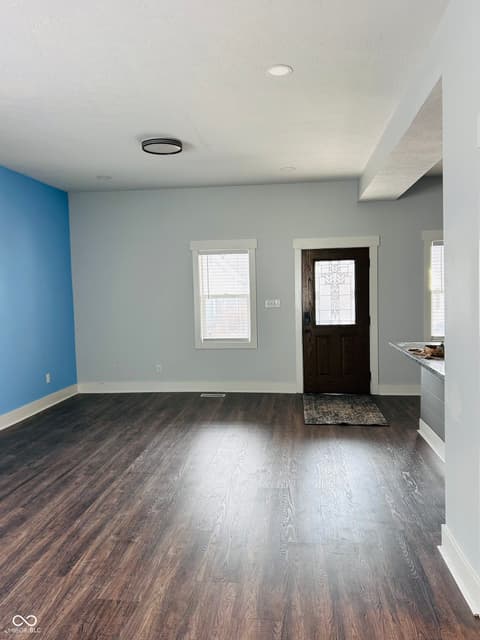 Living room at 834 Weghorst Street, Indianapolis, IN