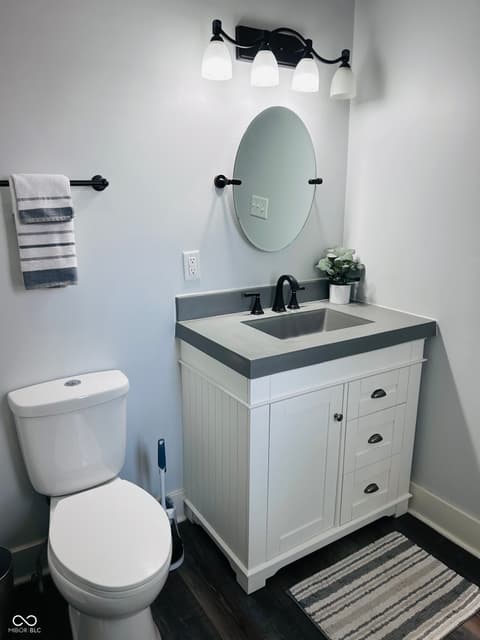 Primary bathroom at 834 Weghorst Street, Indianapolis, IN