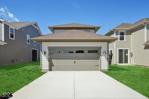 Front exterior at 2654 Prism Way, Plainfield, IN