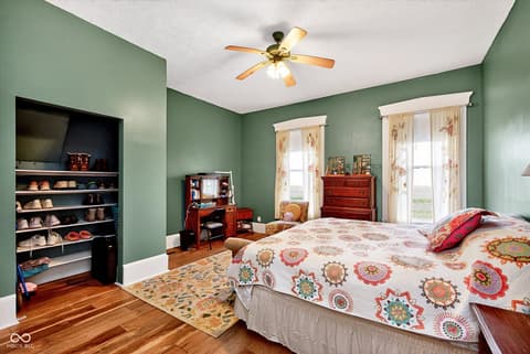Bedroom at 18755 E County Road 750 N, Hope, IN