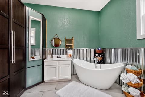 Bathroom at 18755 E County Road 750 N, Hope, IN