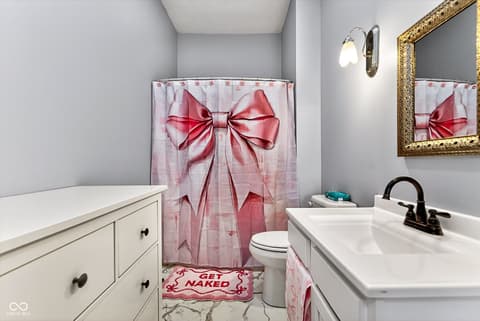 Bathroom at 18755 E County Road 750 N, Hope, IN