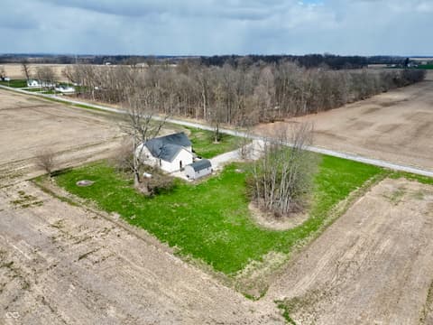 Aerial view at 18755 E County Road 750 N, Hope, IN