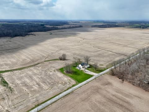Aerial view at 18755 E County Road 750 N, Hope, IN