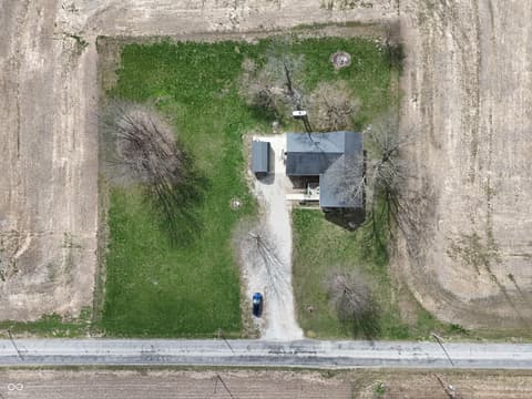 Aerial view at 18755 E County Road 750 N, Hope, IN