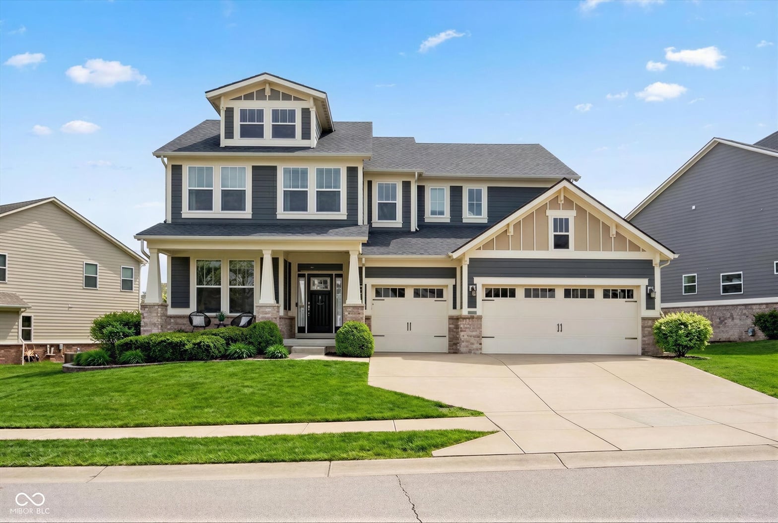 Front exterior at 14927 W Black Wolf Run Drive, Carmel, IN