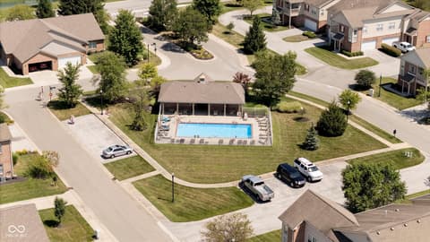 Aerial view at 4261 Washington Boulevard, Plainfield, IN