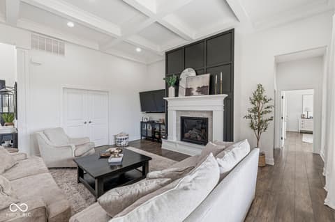 Living room at 3947 Kace Court, Danville, IN