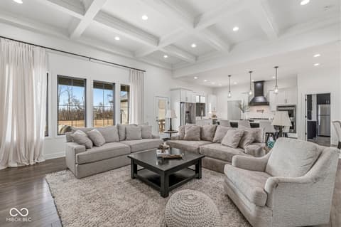 Living room at 3947 Kace Court, Danville, IN