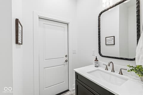 Bathroom at 3947 Kace Court, Danville, IN
