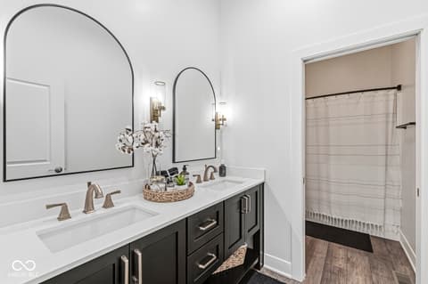 Bathroom at 3947 Kace Court, Danville, IN