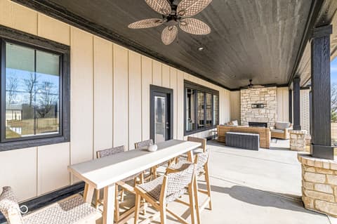 Outdoor living area at 3947 Kace Court, Danville, IN