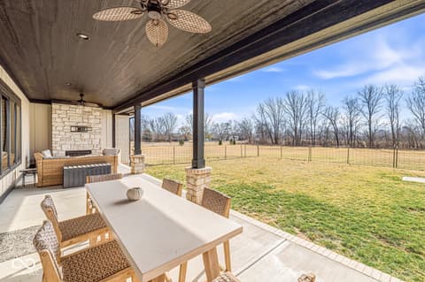 Outdoor living area at 3947 Kace Court, Danville, IN