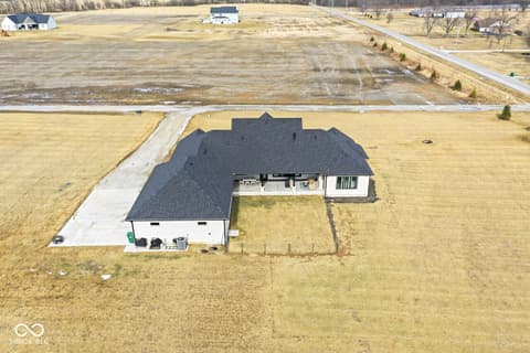 Aerial view at 3947 Kace Court, Danville, IN