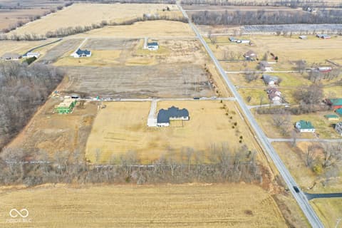 Aerial view at 3947 Kace Court, Danville, IN