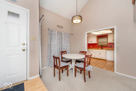 Dining room at 8012 Valley Farms Court, Indianapolis, IN