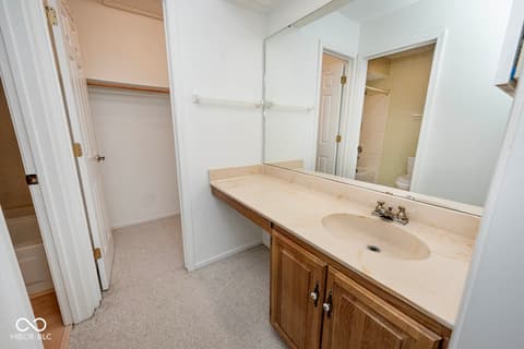 Bathroom at 8012 Valley Farms Court, Indianapolis, IN