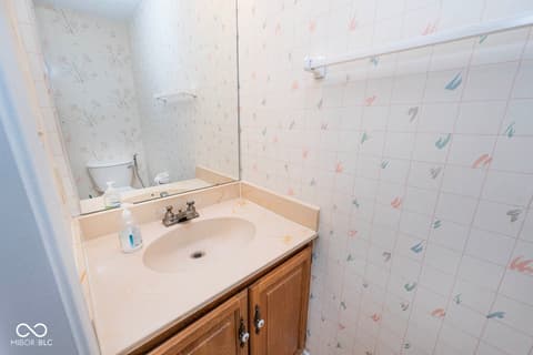 Bathroom at 8012 Valley Farms Court, Indianapolis, IN