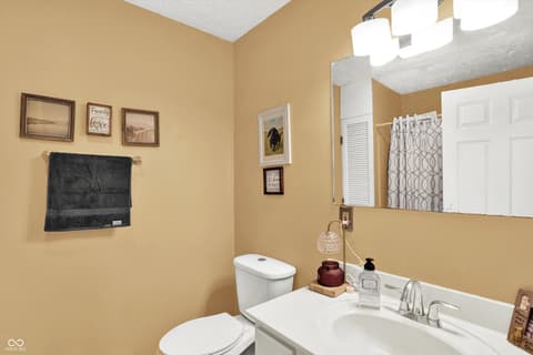 Bathroom at 21080 Six Points Road, Sheridan, IN