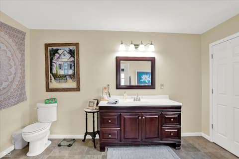Bathroom at 21080 Six Points Road, Sheridan, IN