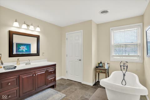 Bathroom at 21080 Six Points Road, Sheridan, IN