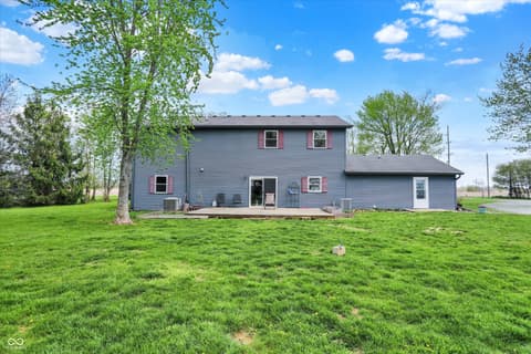 Backyard at 21080 Six Points Road, Sheridan, IN