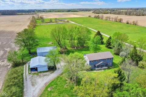 Aerial view at 21080 Six Points Road, Sheridan, IN