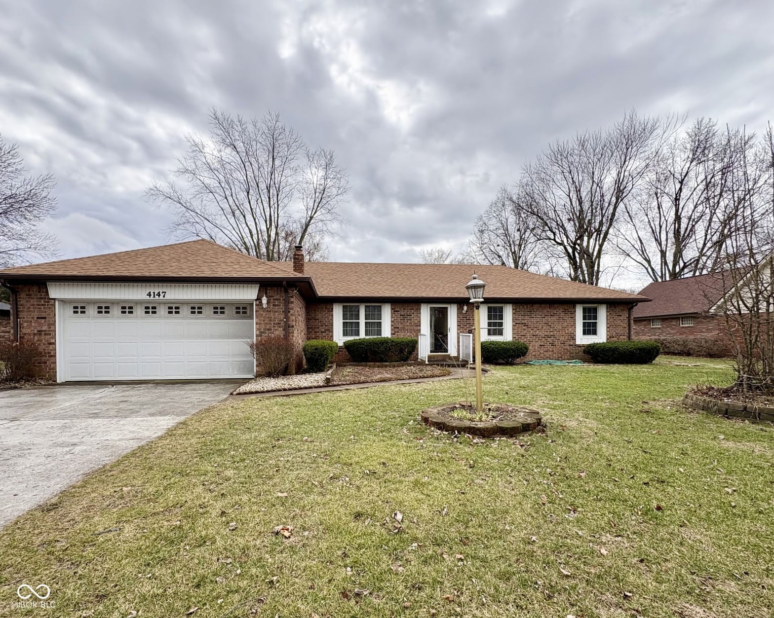Front exterior at 4147 W Fairview Road, Greenwood, IN