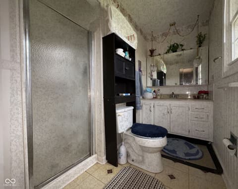 Primary bathroom at 4147 W Fairview Road, Greenwood, IN