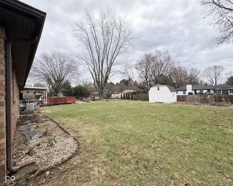 Yard at 4147 W Fairview Road, Greenwood, IN