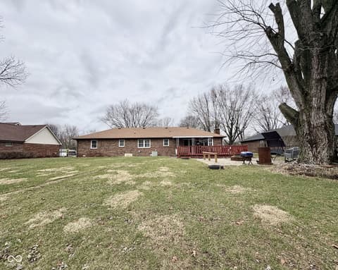 Backyard at 4147 W Fairview Road, Greenwood, IN