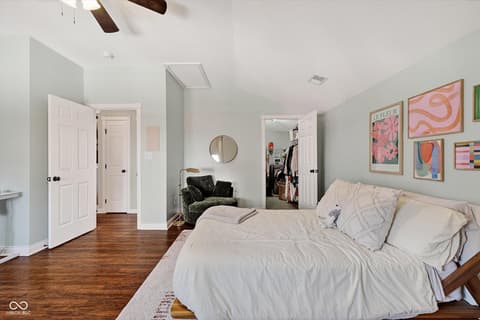 Bedroom at 1011 N Ogden Street, Indianapolis, IN